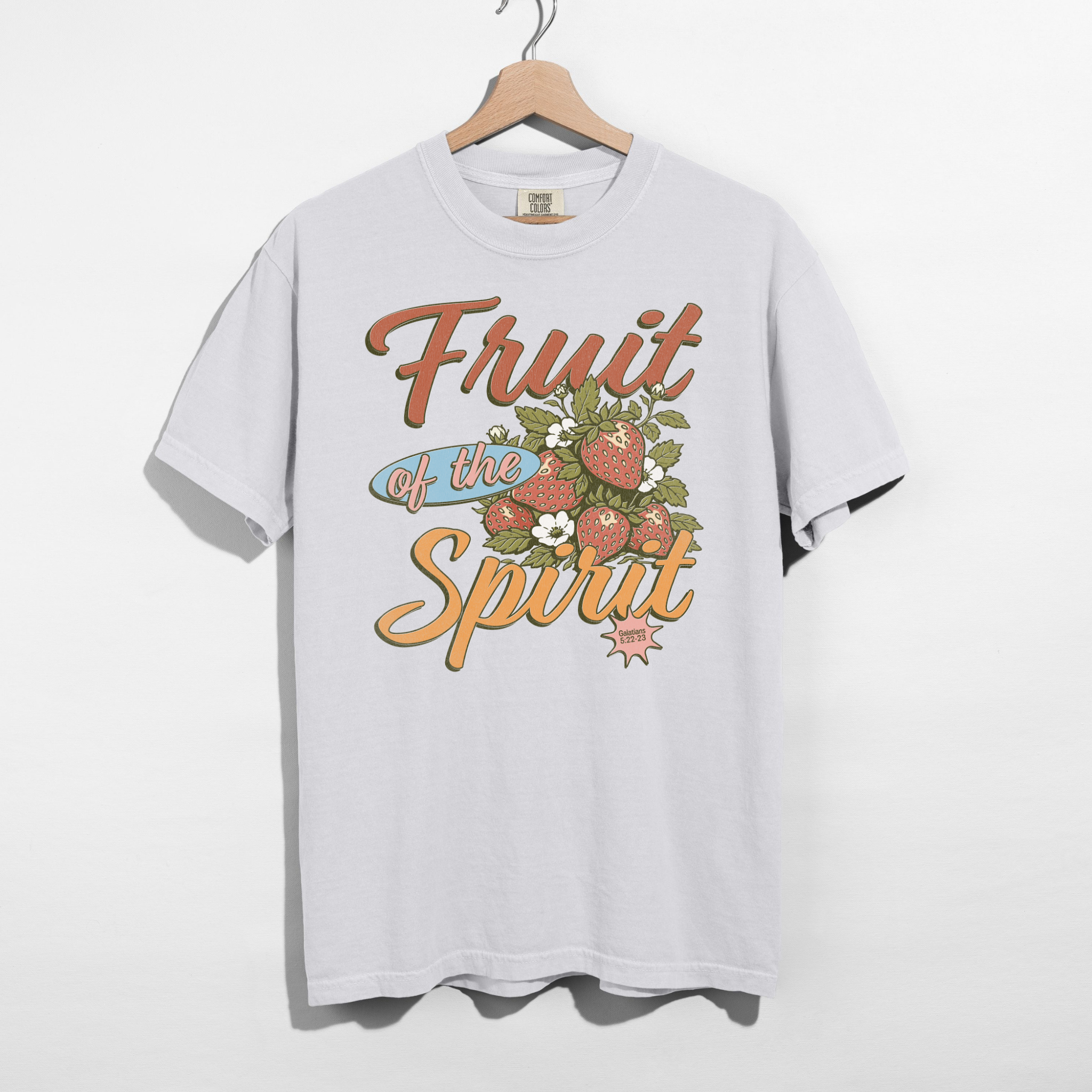Fruit of the Spirit Christian Strawberry Tee | Galatians 5:22 Shirt