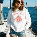Yacht Club Sweatshirt – Coastal Graphic Crewneck