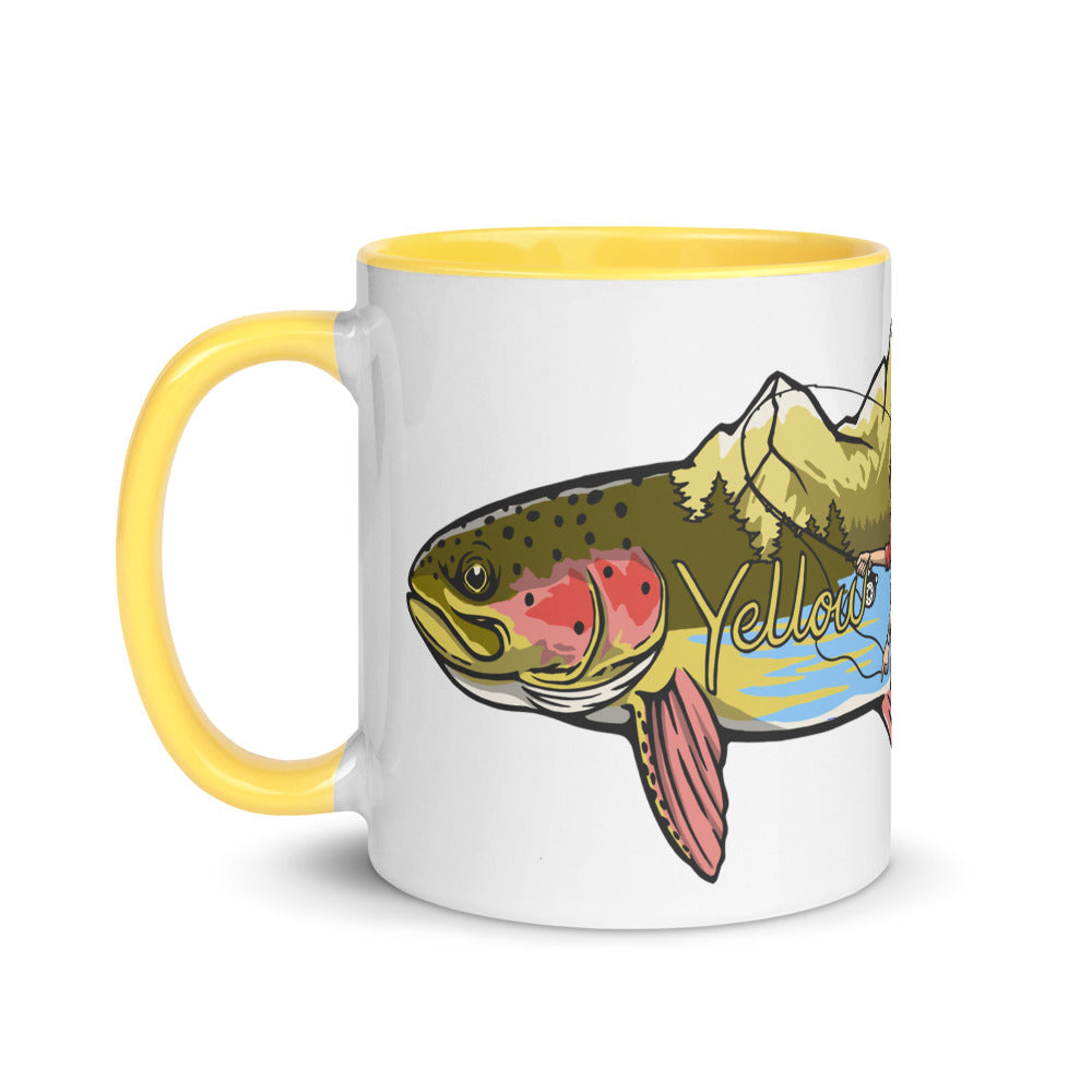 Trout Mug with Color Inside
