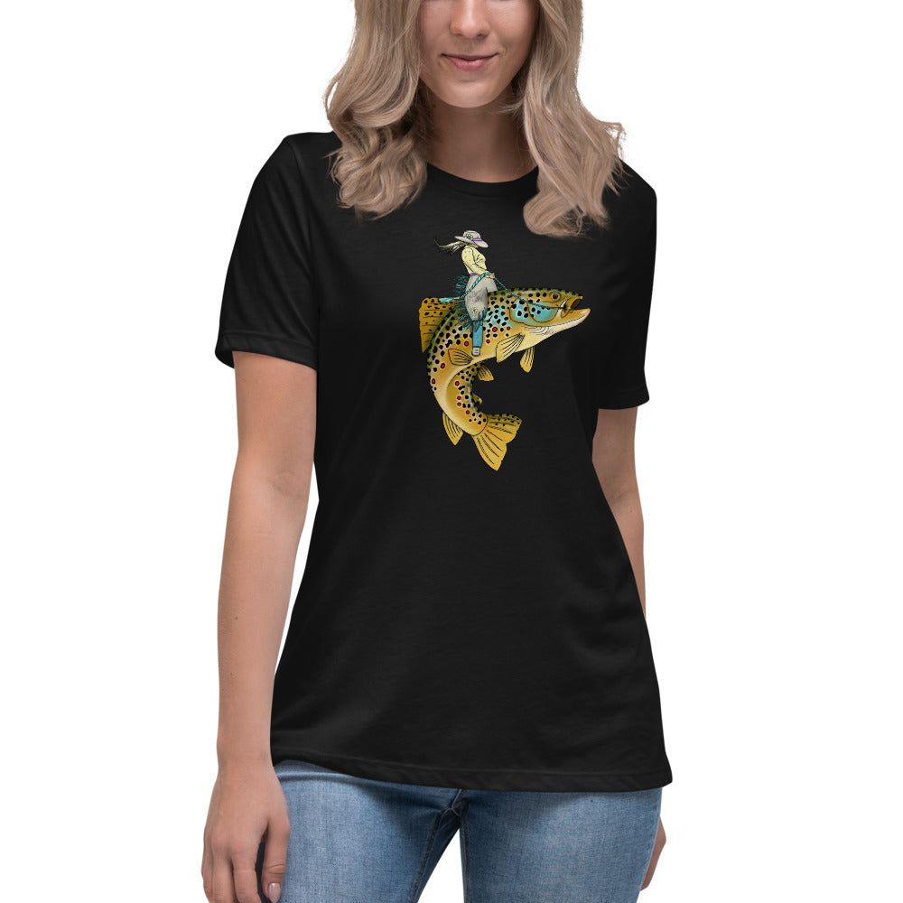 Lady Trout Wrangler Fitted T-Shirt