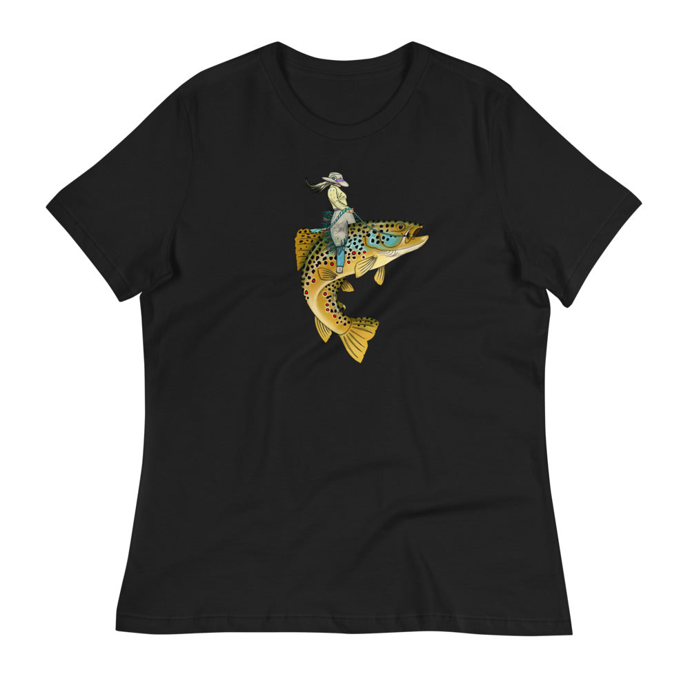 Lady Trout Wrangler Fitted T-Shirt
