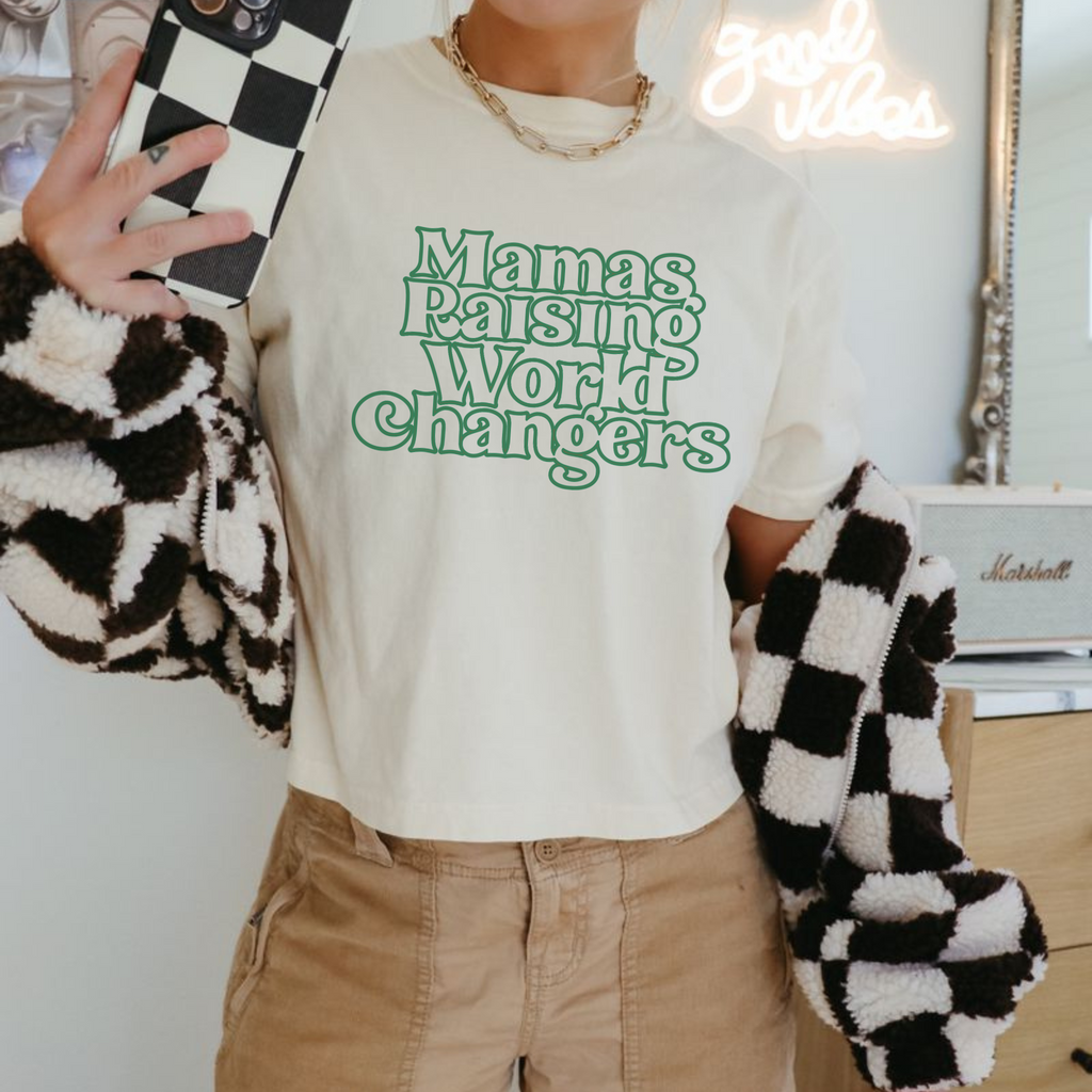 Mamas Raising World Changers T Shirt