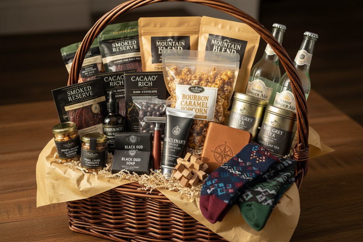 Ultimate Relax & Indulge Gift Basket for Men