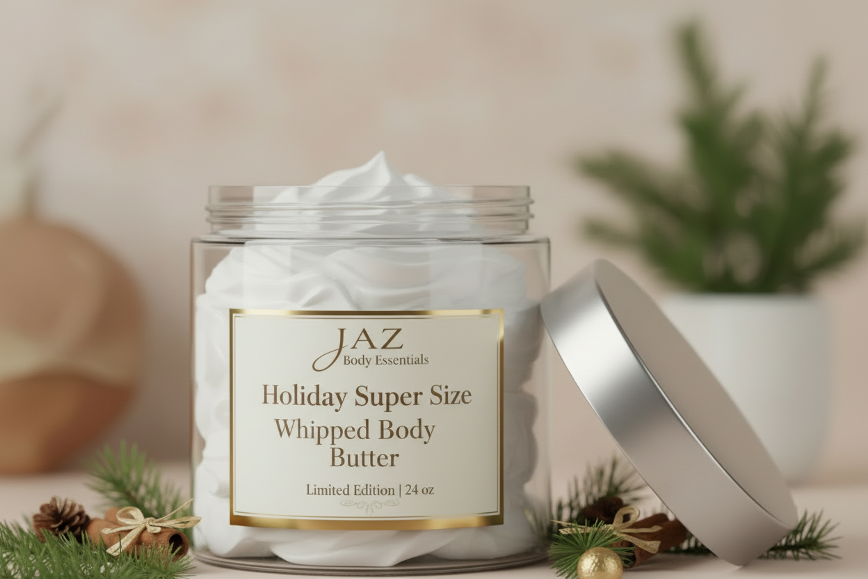 Winter Glow Whipped Body Butter – Holiday Super Size (24 oz)